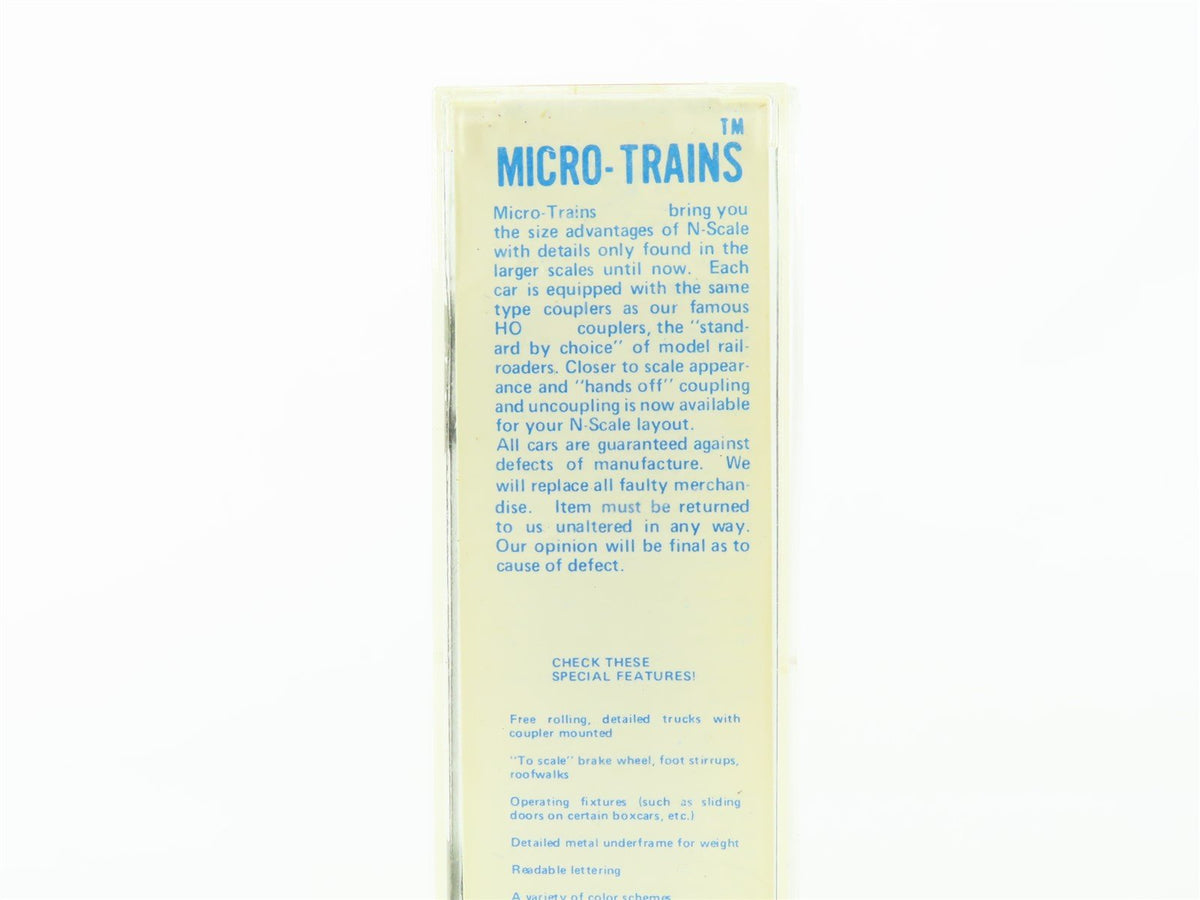 N Scale Micro-Trains MTL 43196 GN Great Northern &quot;Goat&quot; 40&#39; Box Car #3596
