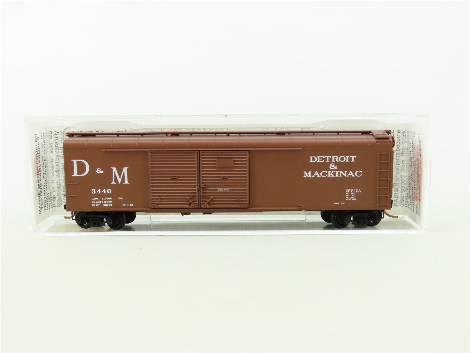 N Scale Micro-Trains MTL 79030 D&M Detroit & Mackinac 50' Box Car #3440
