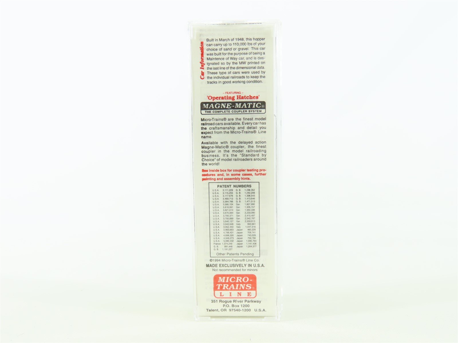 N Scale Micro-Trains MTL 55350 TN Texas & Northern 