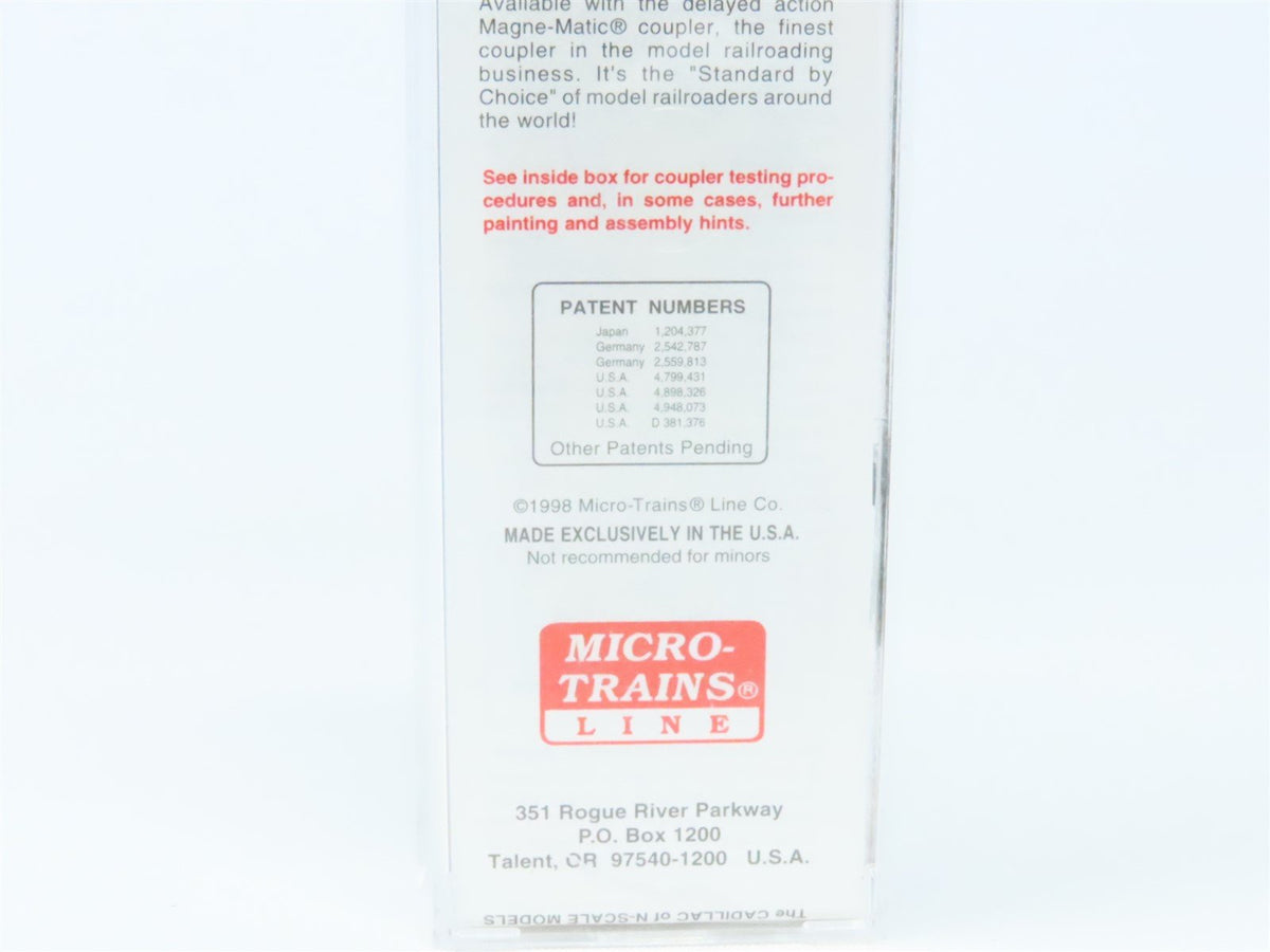 N Scale Micro-Trains MTL 74030 GN &quot;Big Sky Blue&quot; 40&#39; Plug Door Box Car #6646