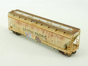 HO  UP Union Pacific 3-Bay ACF Center Flow Covered Hopper #77639 - Pro Custom