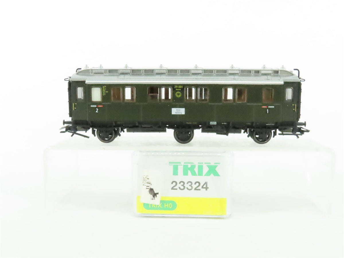 HO Scale Trix 23324 DR German Imperial 1st/2nd Class Coach Passenger Car #29 001