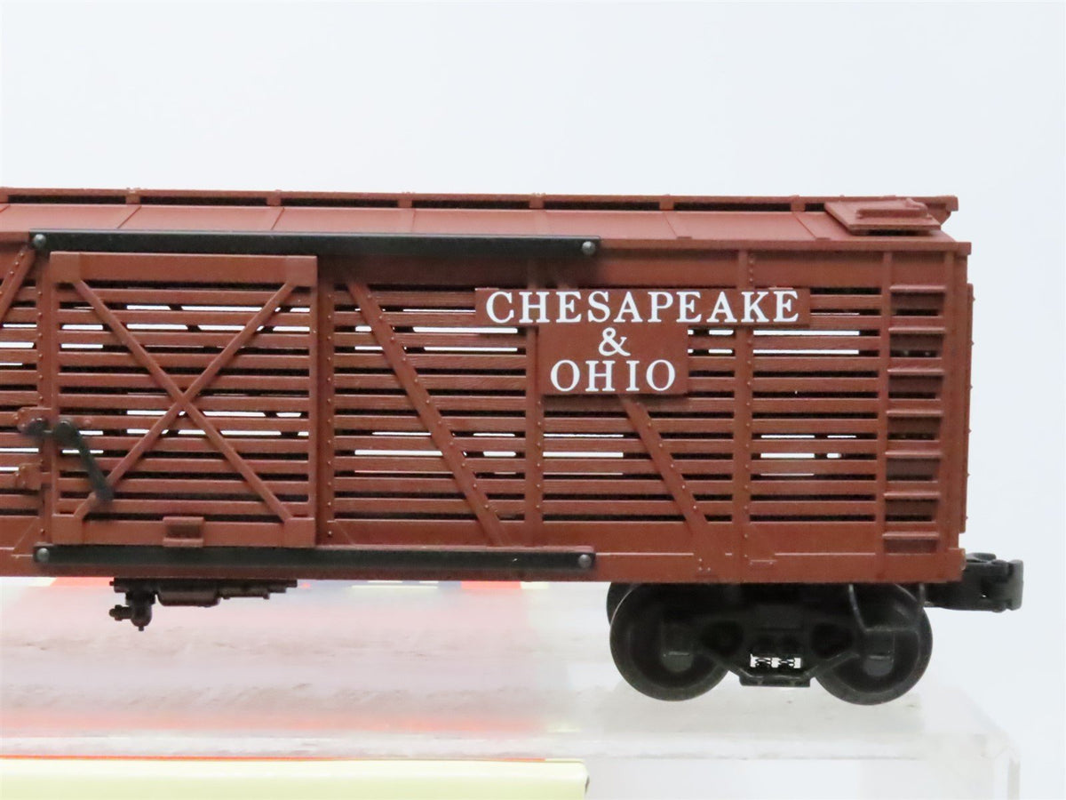 O Gauge 3-Rail Lionel #6-51402 C&amp;O Chesapeake &amp; Ohio Stock Car #95250