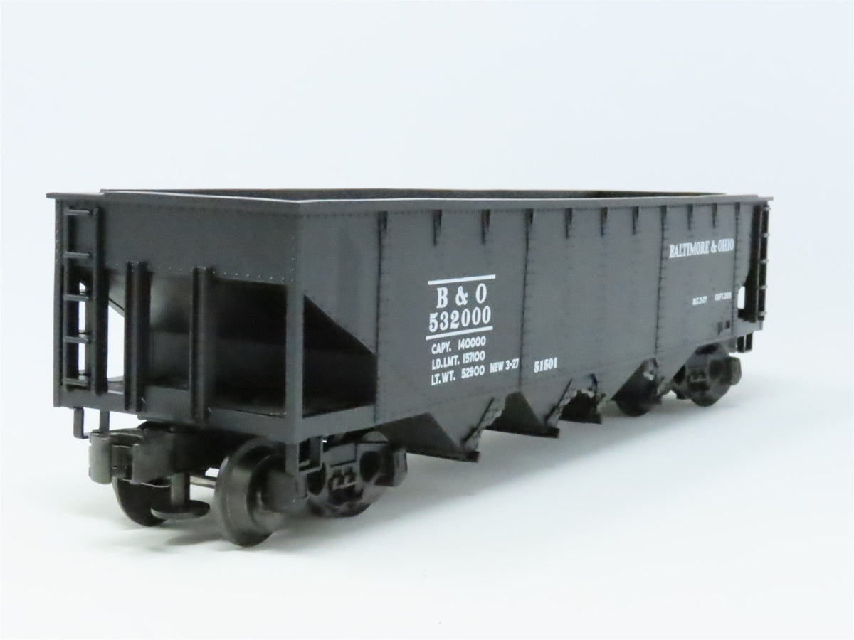 O Gauge 3-Rail Lionel #6-51501 B&amp;O Baltimore &amp; Ohio 4-Bay Open Hopper #532000