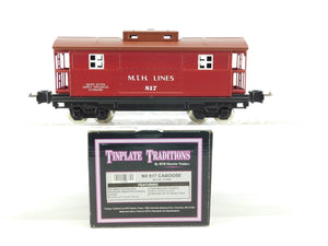 O Gauge 3-Rail MTH Tinplate Traditions 10-3004 MTH Lines Caboose #817