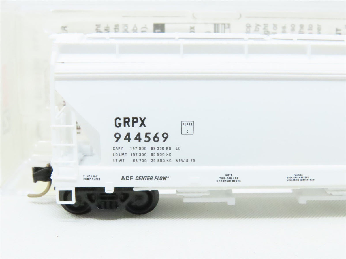 N Micro-Trains MTL #94020 GRPX General Chemical 3-Bay Center Flow Hopper #944569