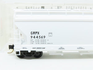 N Micro-Trains MTL #94020 GRPX General Chemical 3-Bay Center Flow Hopper #944569