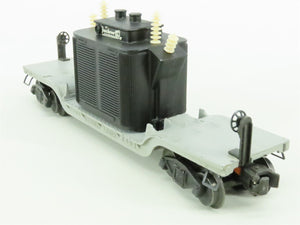 O Gauge 3-Rail Lionel Lines Depressed Center Flat Car #2461 w/Transformer Load