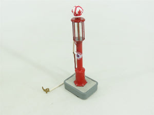 G Scale Danbury Mint #015-011 & 015-012 Vintage Gas Pumps w/ COA (2)