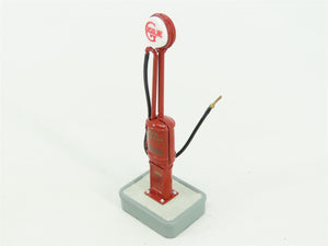 G Scale Danbury Mint #015-007 & 015-008 Vintage Gas Pumps w/ COA (2)