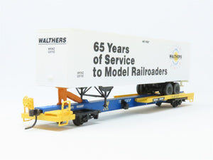 HO Walthers 949-1 WKWX 65th Anniversary Front Runner Flat Car #193297 w/Trailer