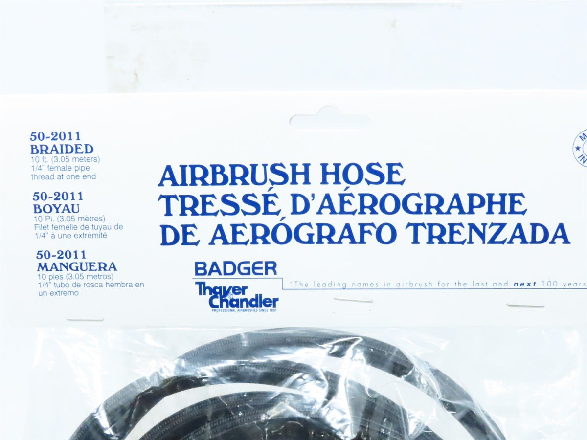 Multi Scale Badger #50-2011 10&#39; Braided Airbrush Hose - SEALED