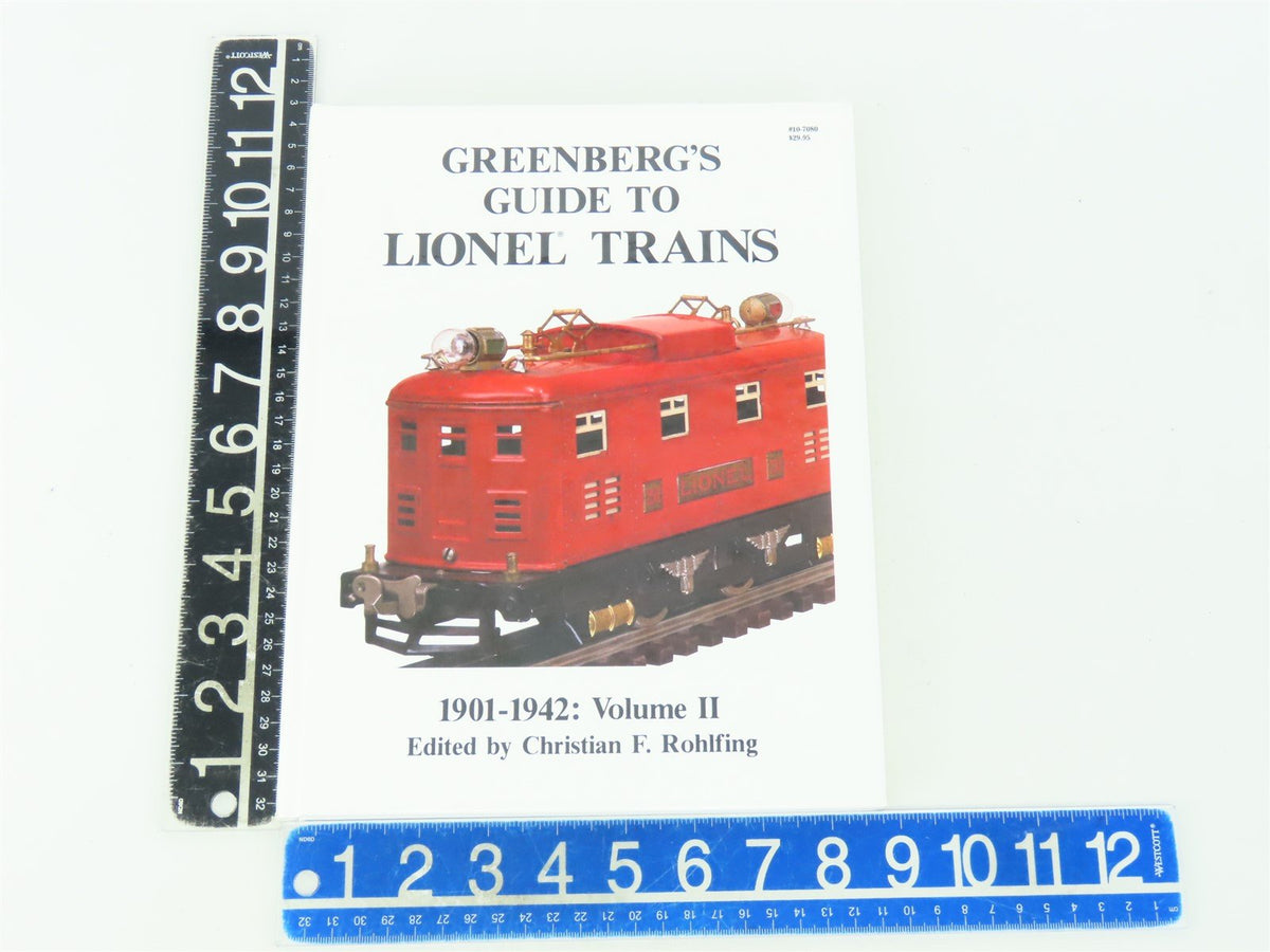 Greenberg&#39;s Guide to Lionel Trains Vol. 2 by Christian F. Rohlfing ©1988 HC Book