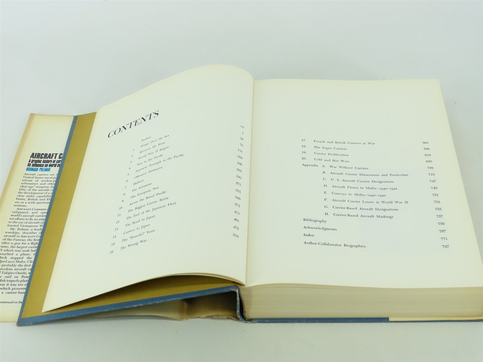 Aircraft Carriers by Norman Polmar ©1969 HC Book