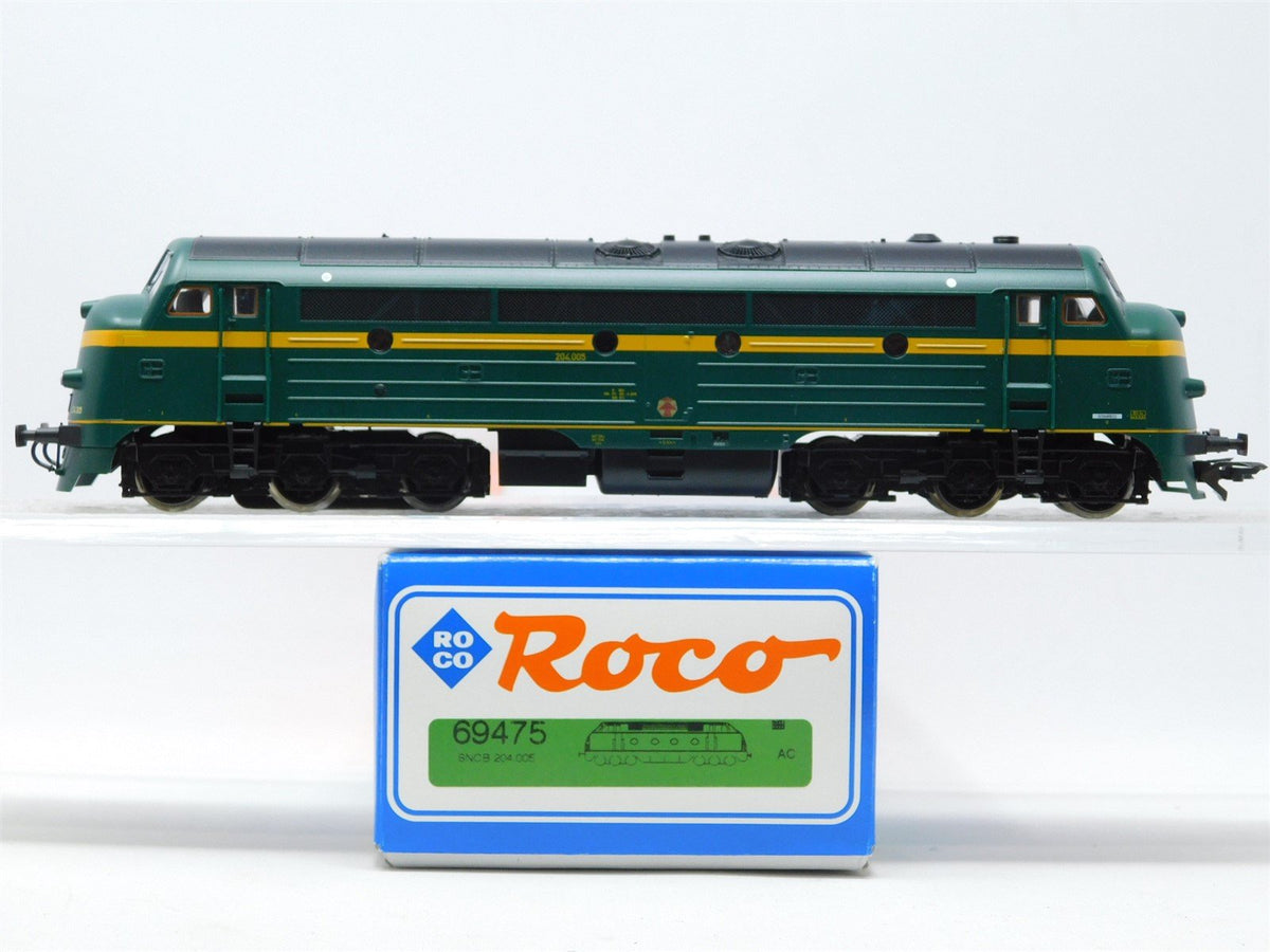 HO Scale 3-Rail Roco 69475 SNCB Belgian National Class 204 Diesel #005