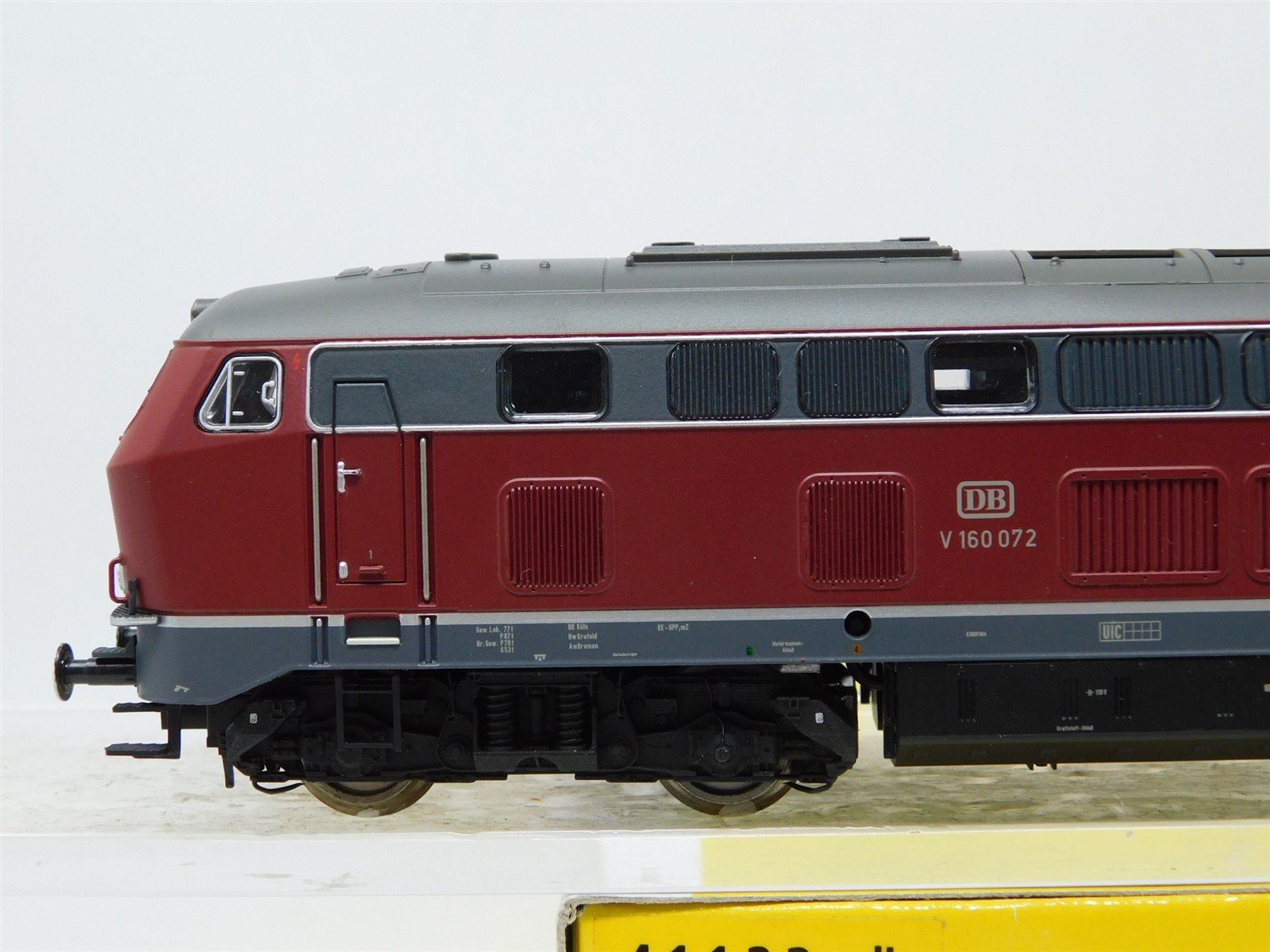 HO Scale 3-Rail BRAWA 41123 DB German Federal Class V160 Diesel #072 w/DCC