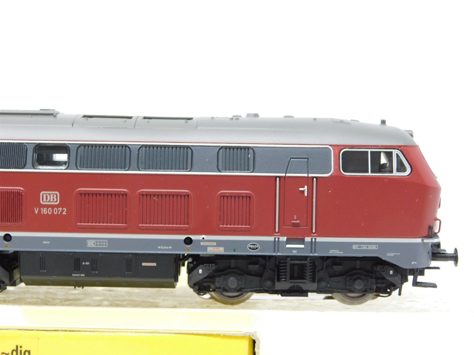 HO Scale 3-Rail BRAWA 41123 DB German Federal Class V160 Diesel #072 w/DCC