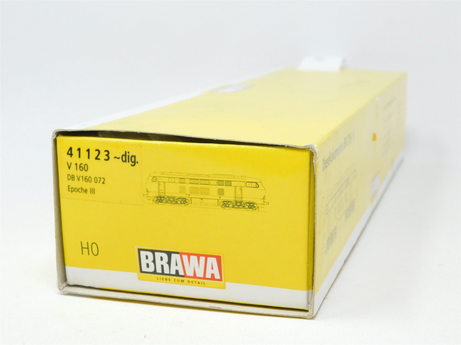 HO Scale 3-Rail BRAWA 41123 DB German Federal Class V160 Diesel #072 w/DCC