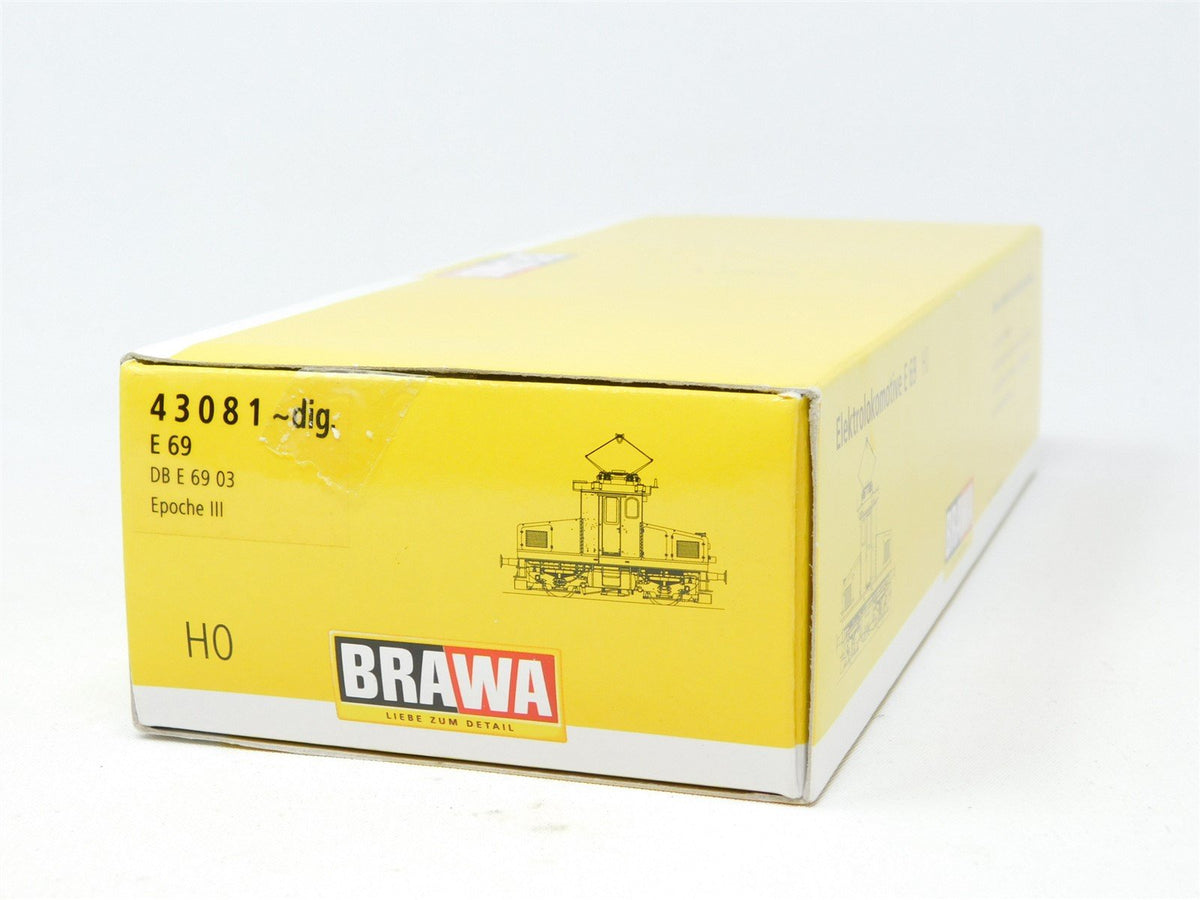 HO Scale 3-Rail BRAWA 43081 DB German Federal Class BR E69 Electric #03 w/DCC