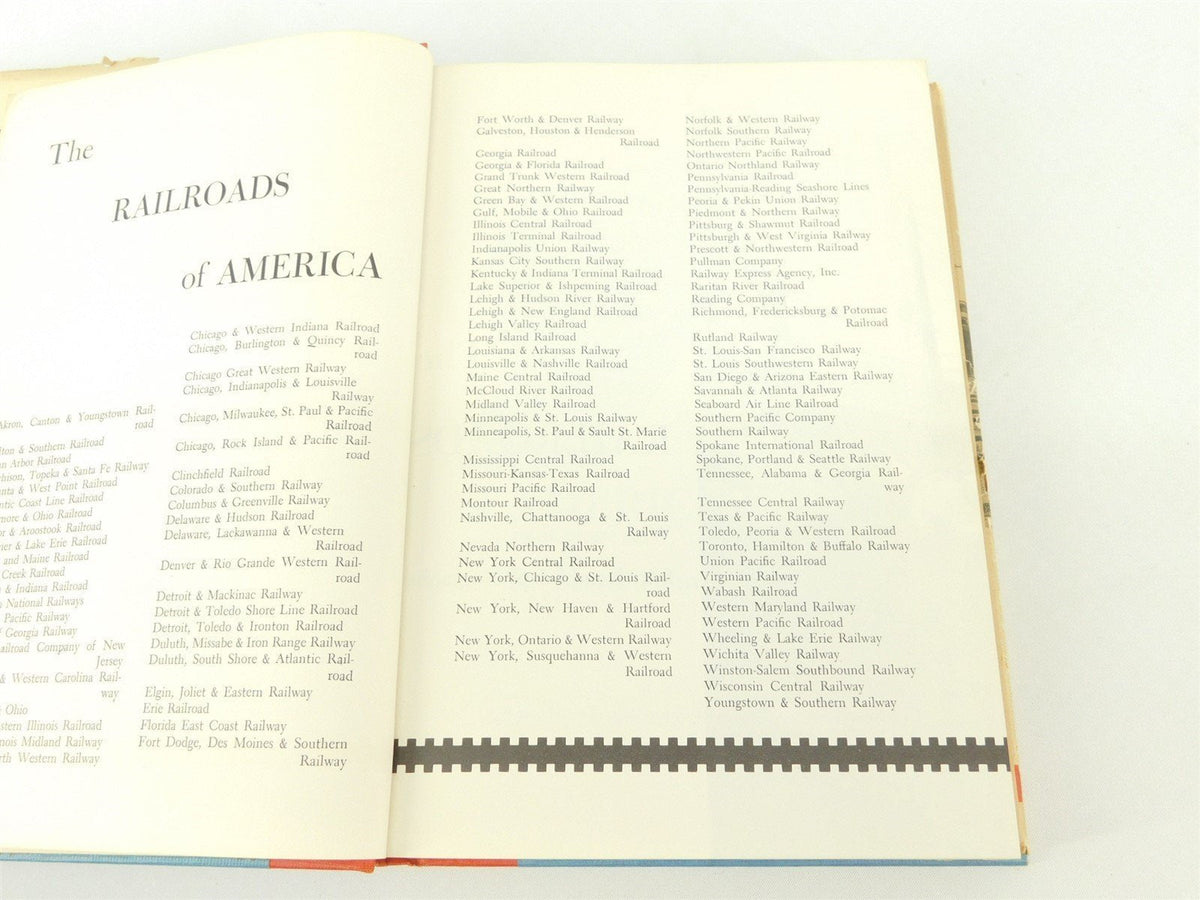 The Railroads of America by Merle Armitage ©1952 HC Book