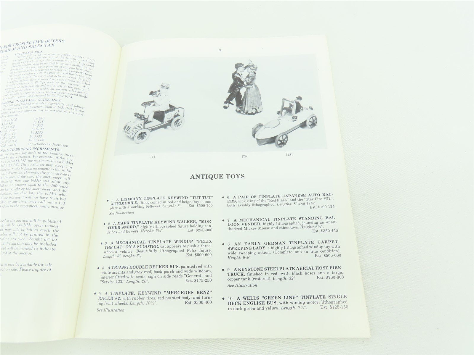 Toys, Trains and Dolls Oct. 10, 1987 by Phillips ©1987 SC Book