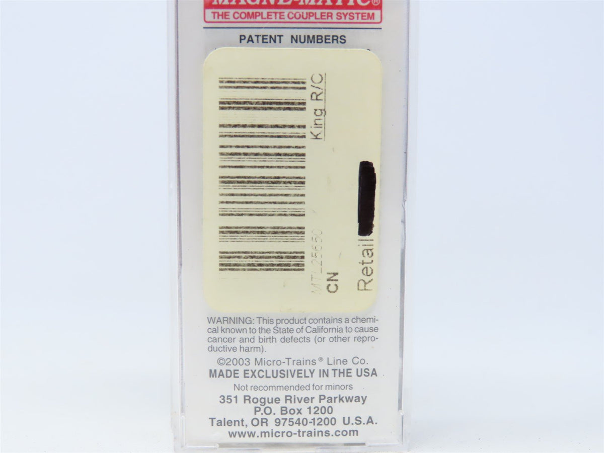 N Scale Micro-Trains MTL #25650 CNA CN Canadian National 50&#39; Box Car #419587