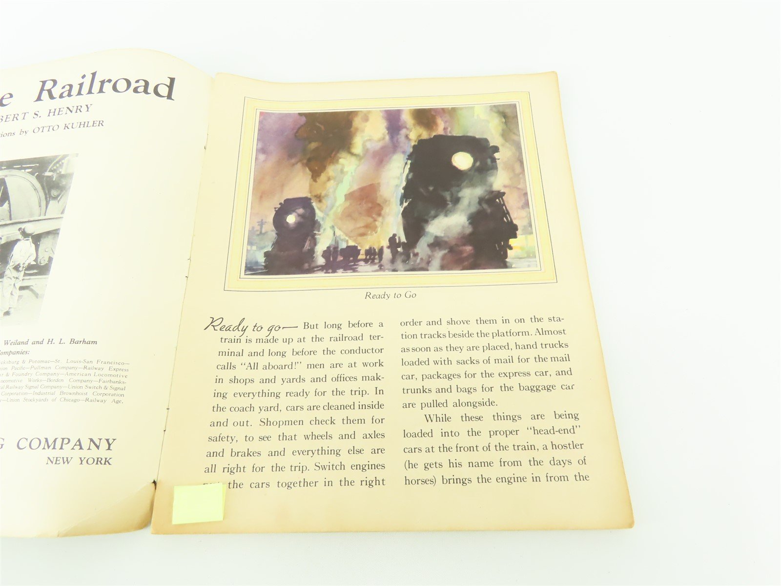 On The Railroad by Robert Selph Henry ©1949 SC Book