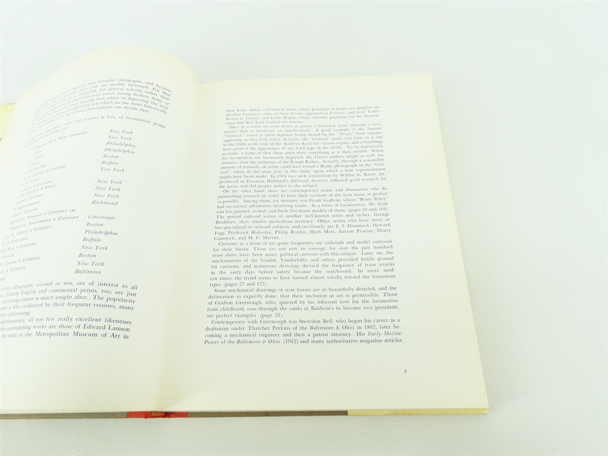 The Collector&#39;s Book of The Locomotive by Edwin P Alexander ©1966 HC Book