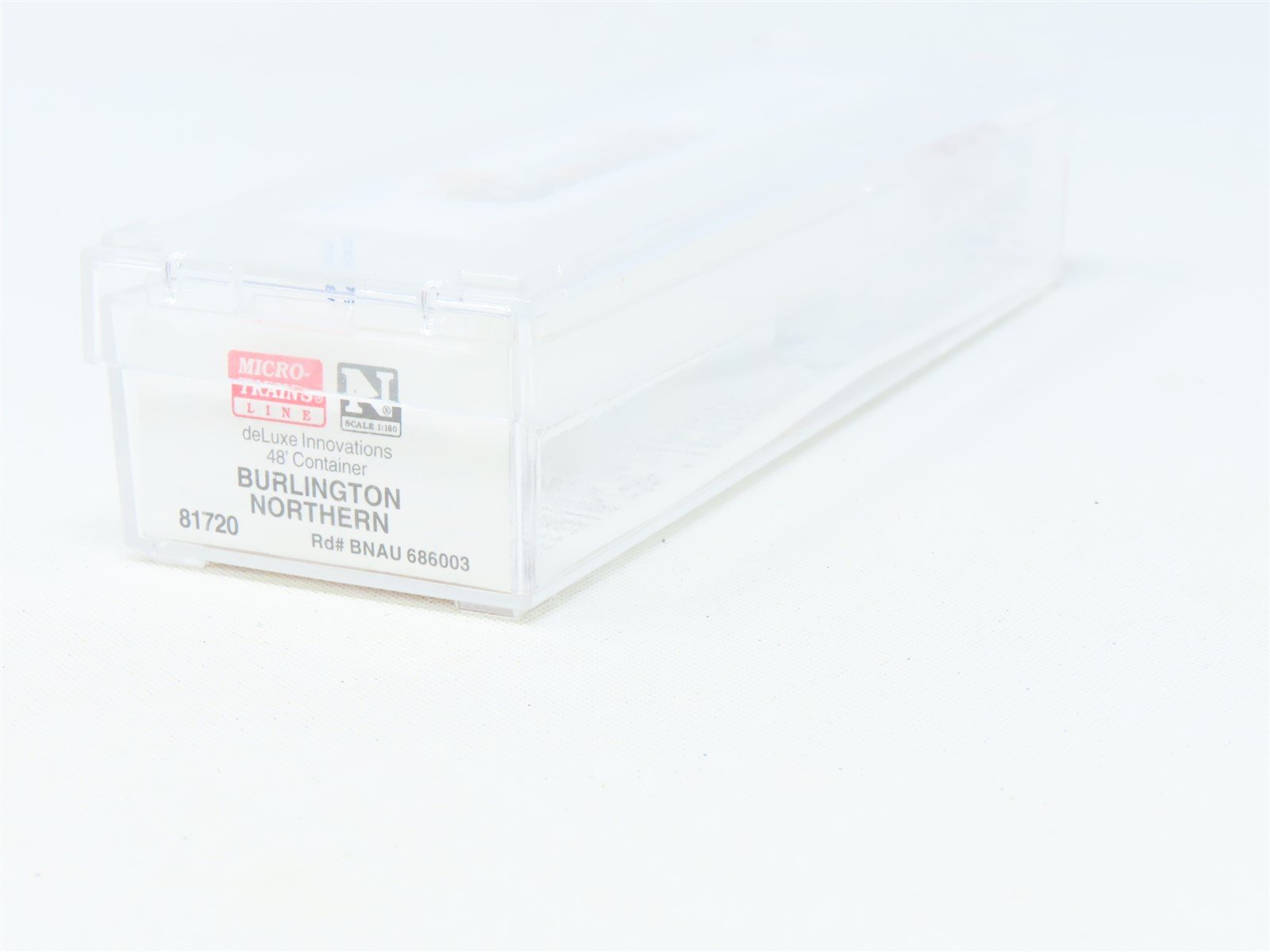 N Micro-Trains MTL #81720 BNAU Burlington Northern Omaha 48' Container #686003