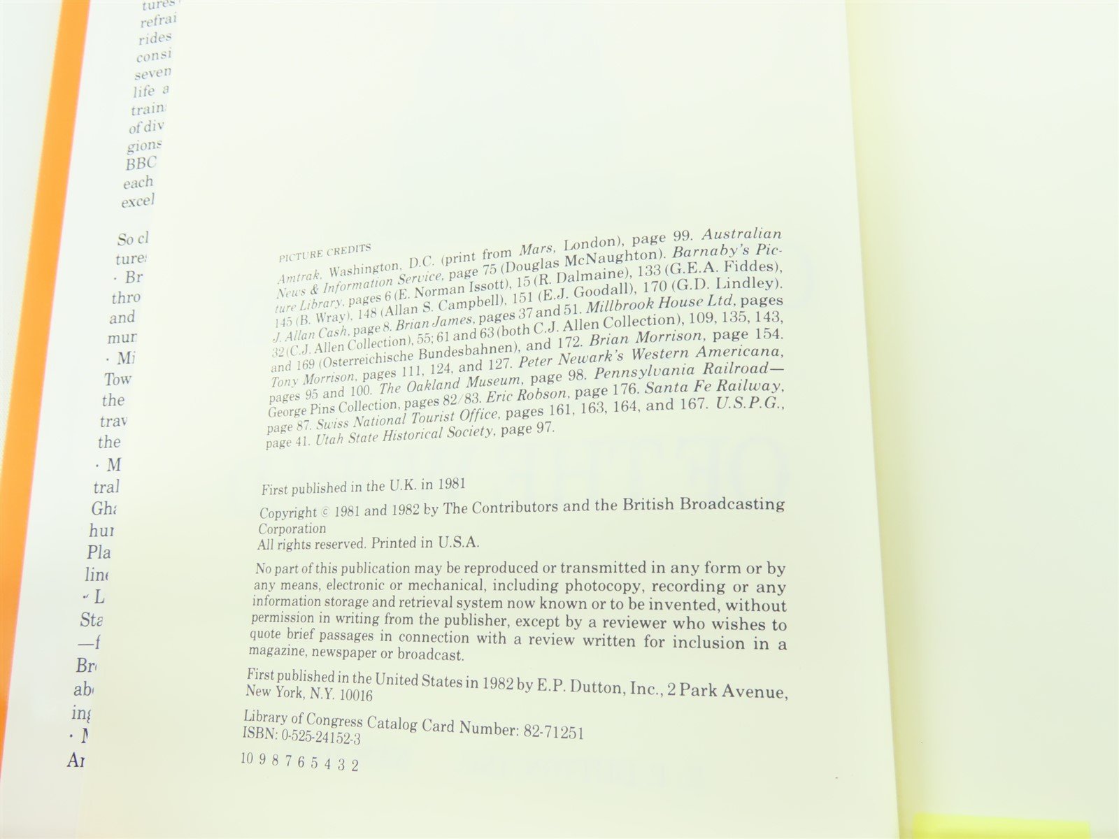 Great Railway Journeys of the World by Michael Frayn... ©1982 HC Book