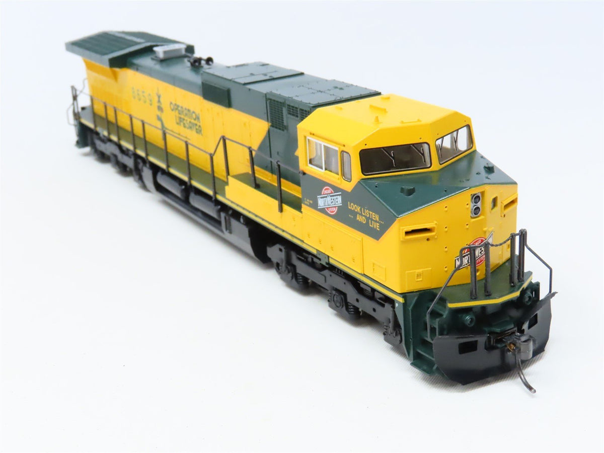 HO KATO 37-1310 CNW Operation Lifesaver GE C44-9W Dash 9 Diesel #8659 -DCC Ready