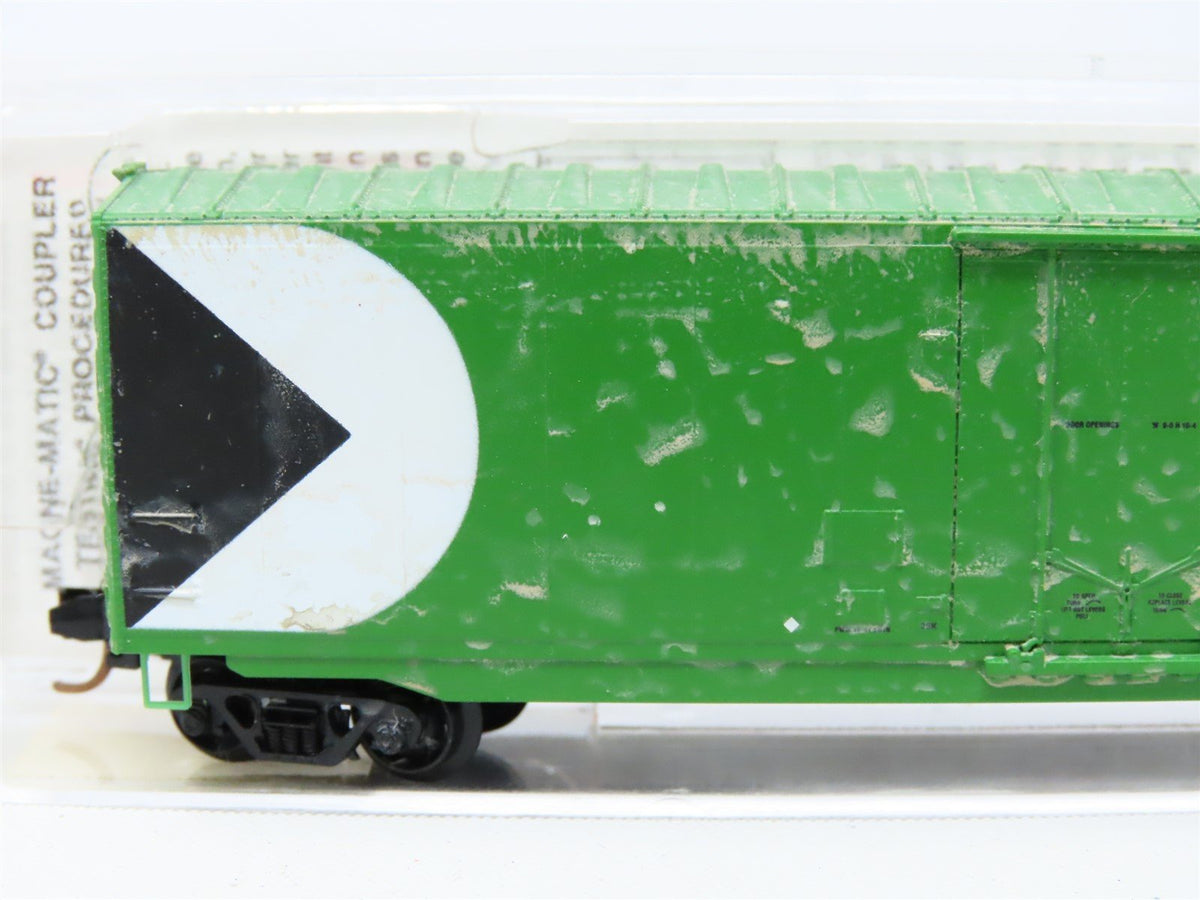 N Scale Micro-Trains MTL 38250 CP Rail 50&#39; Plug Door Box Car #80781 Weathered