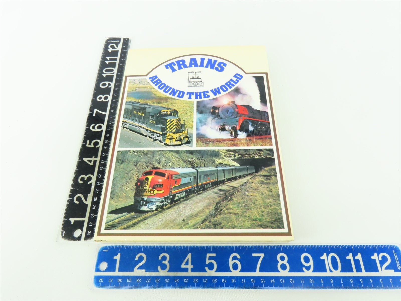 Trains Around The World by O. C. London ©1972 HC Book