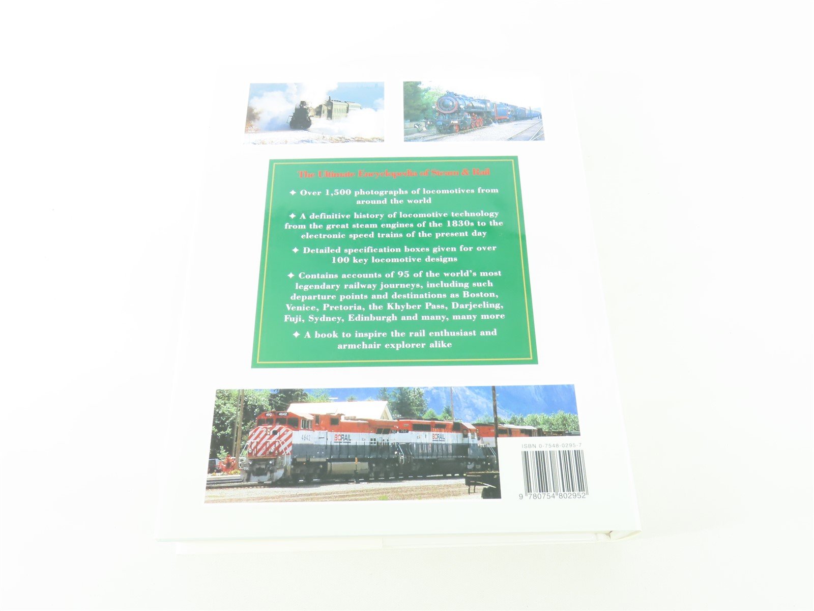 The Ultimate Encyclopedia of Steam & Rail by Colin Garratt ©2000 HC Book