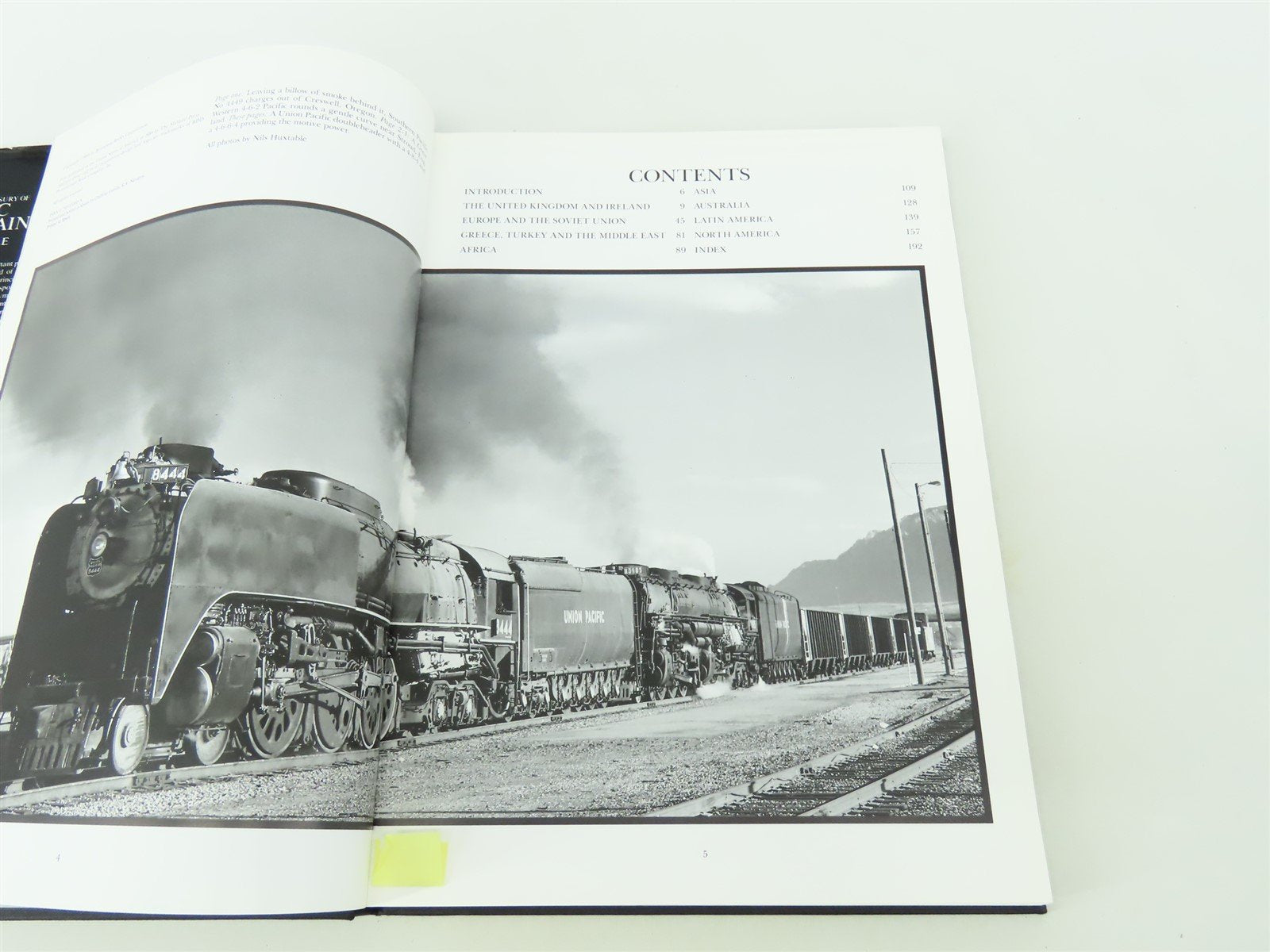 Pictorial Treasury of Classic Steam Trains by Nils Huxtable ©1990 HC Book