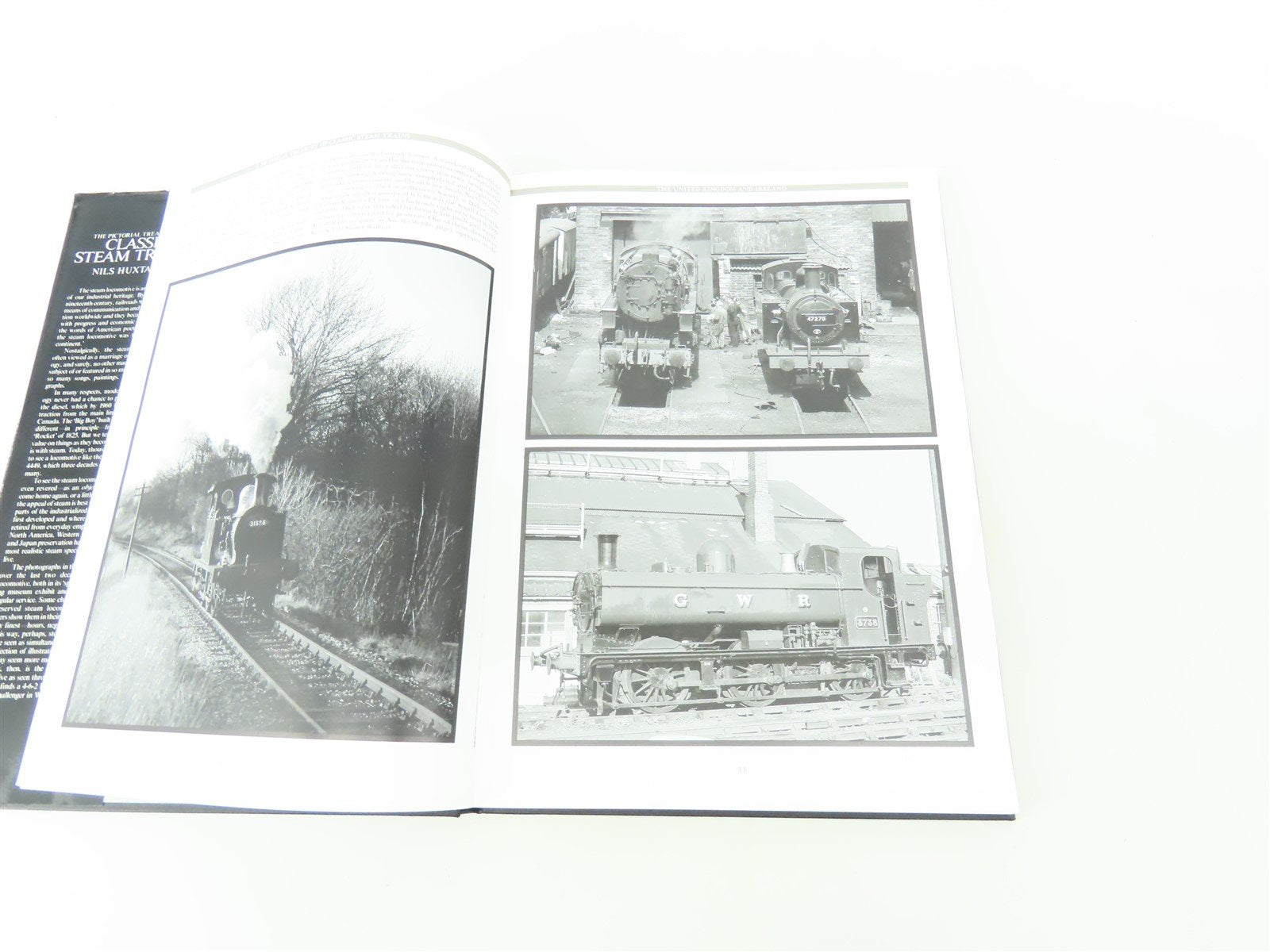 Pictorial Treasury of Classic Steam Trains by Nils Huxtable ©1990 HC Book