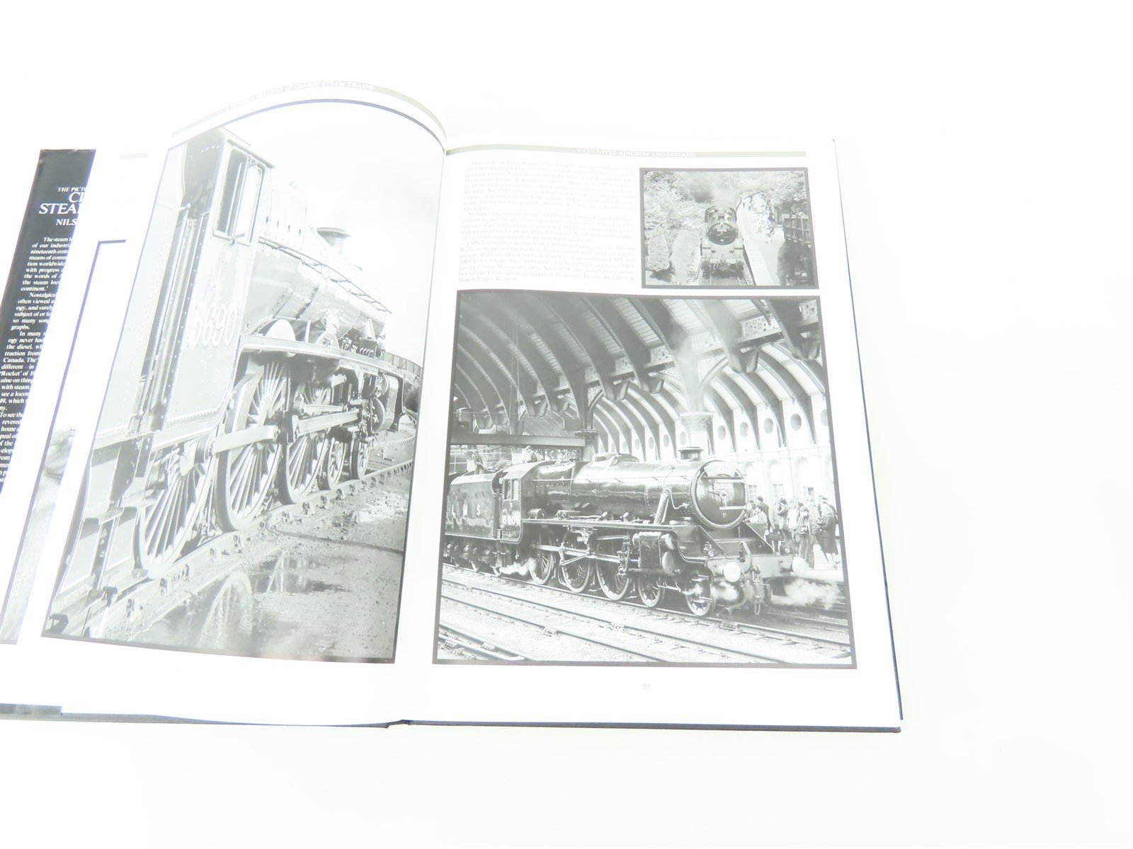 Pictorial Treasury of Classic Steam Trains by Nils Huxtable ©1990 HC Book