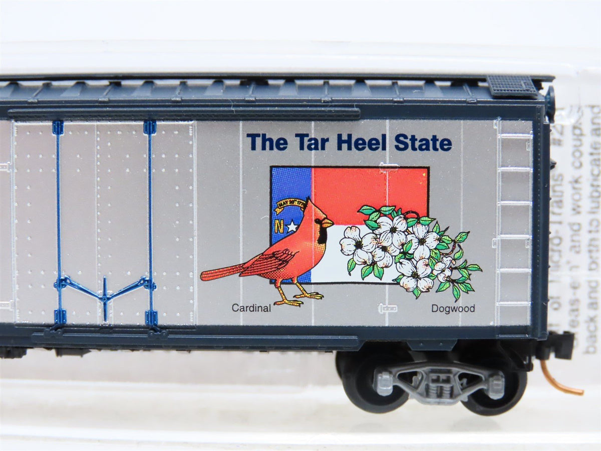 N Scale Micro-Trains MTL 21350 NC North Carolina State Car 40&#39; Box Car #1789