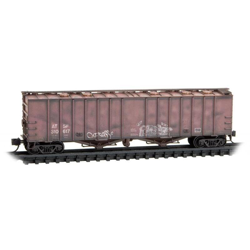 N Micro-Trains MTL 09844230 ATSF Santa Fe 50&#39; Airslide Hopper #310617 Weathered