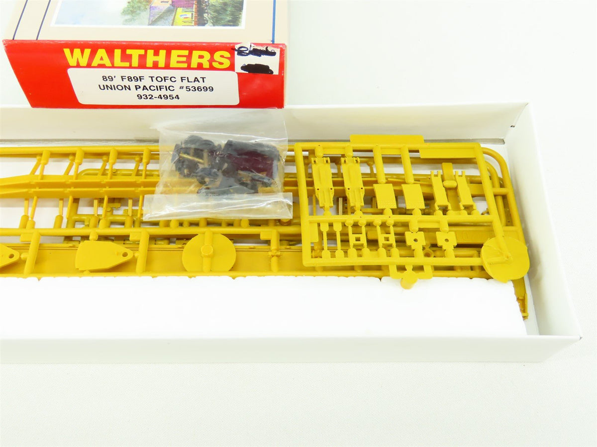 HO Scale Walthers Kit 932-4954 UP Union Pacific 89&#39; TOFC Flat Car #53699