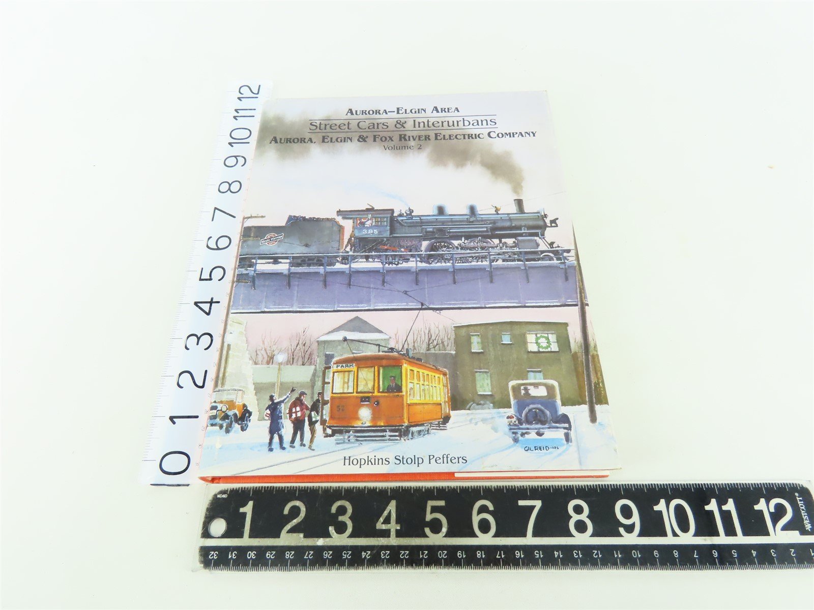 Aurora Elgin Area Streetcars Interurbans by Hopkins Stolp Peffers ©1993 HC Book