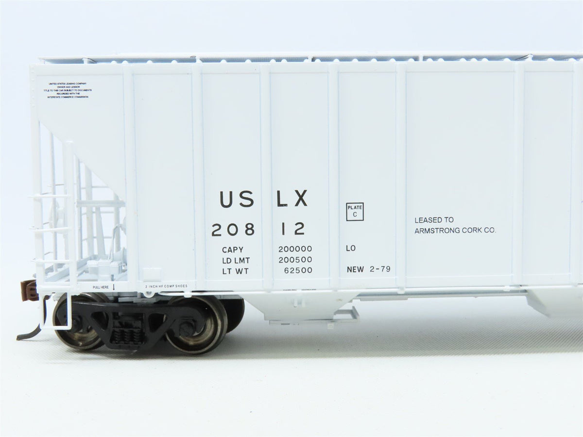 HO ExactRail Evolution EE-1714-4 USLX Armstrong 3-Bay Covered Hopper #20812