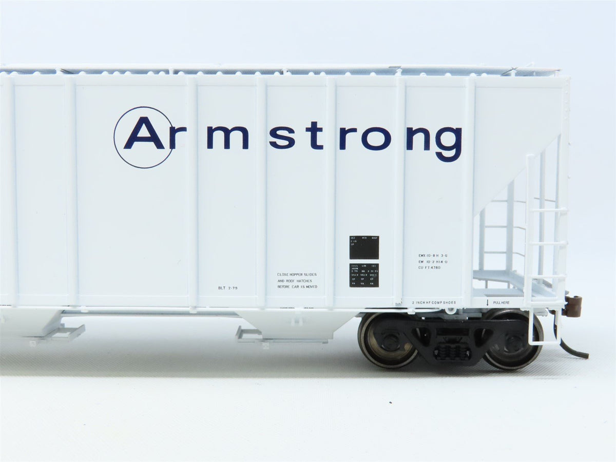 HO ExactRail Evolution EE-1714-4 USLX Armstrong 3-Bay Covered Hopper #20812