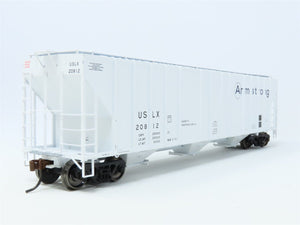 HO ExactRail Evolution EE-1714-4 USLX Armstrong 3-Bay Covered Hopper #20812