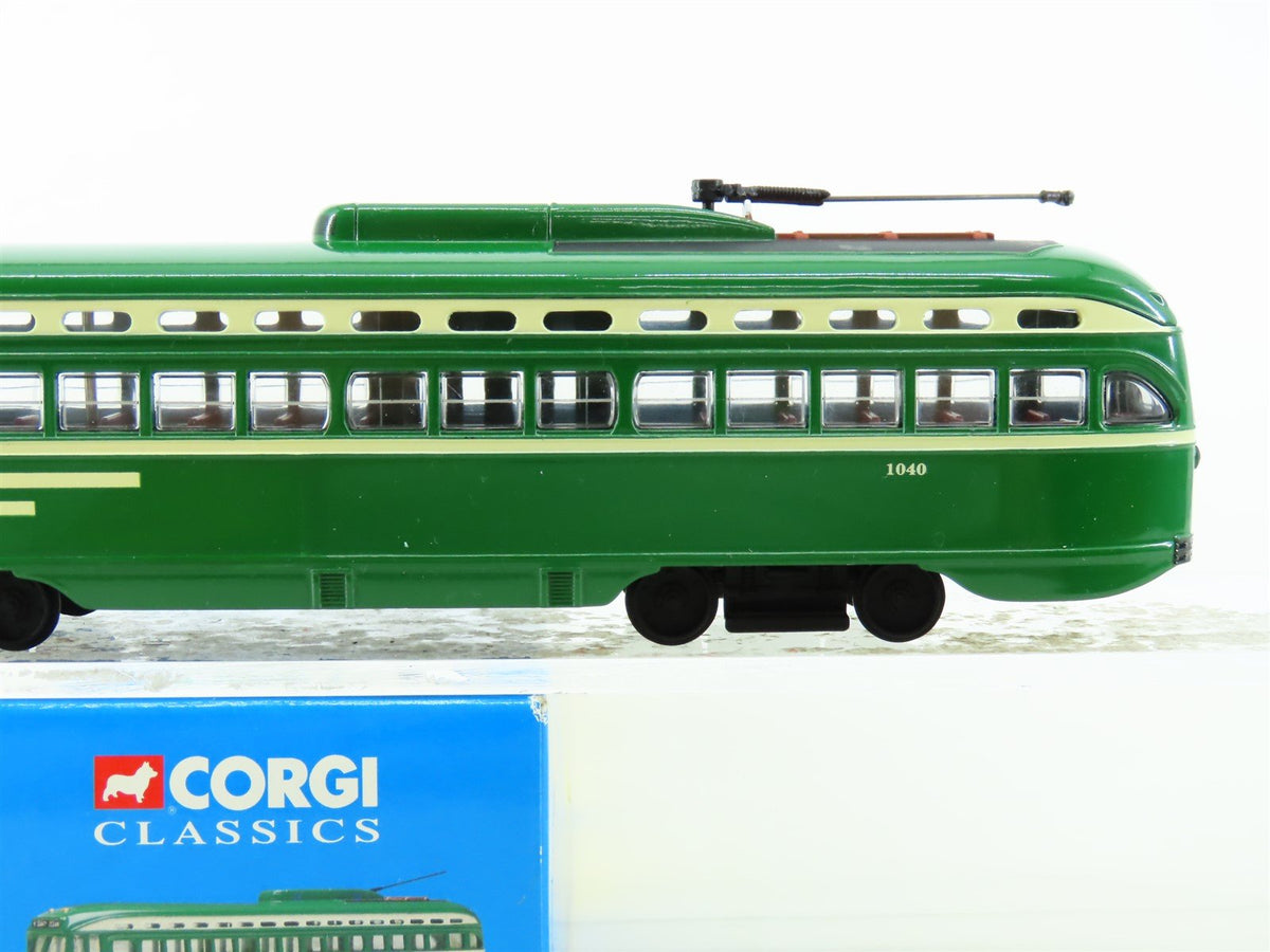 O 1/50 Scale Corgi Classics #55002 PCC Streetcar - San Francisco #1040