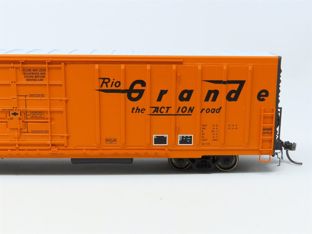 HO ExactRail Platinum EP-80512-4 D&amp;RGW Rio Grande 62&#39; Insulated Box Car #50856