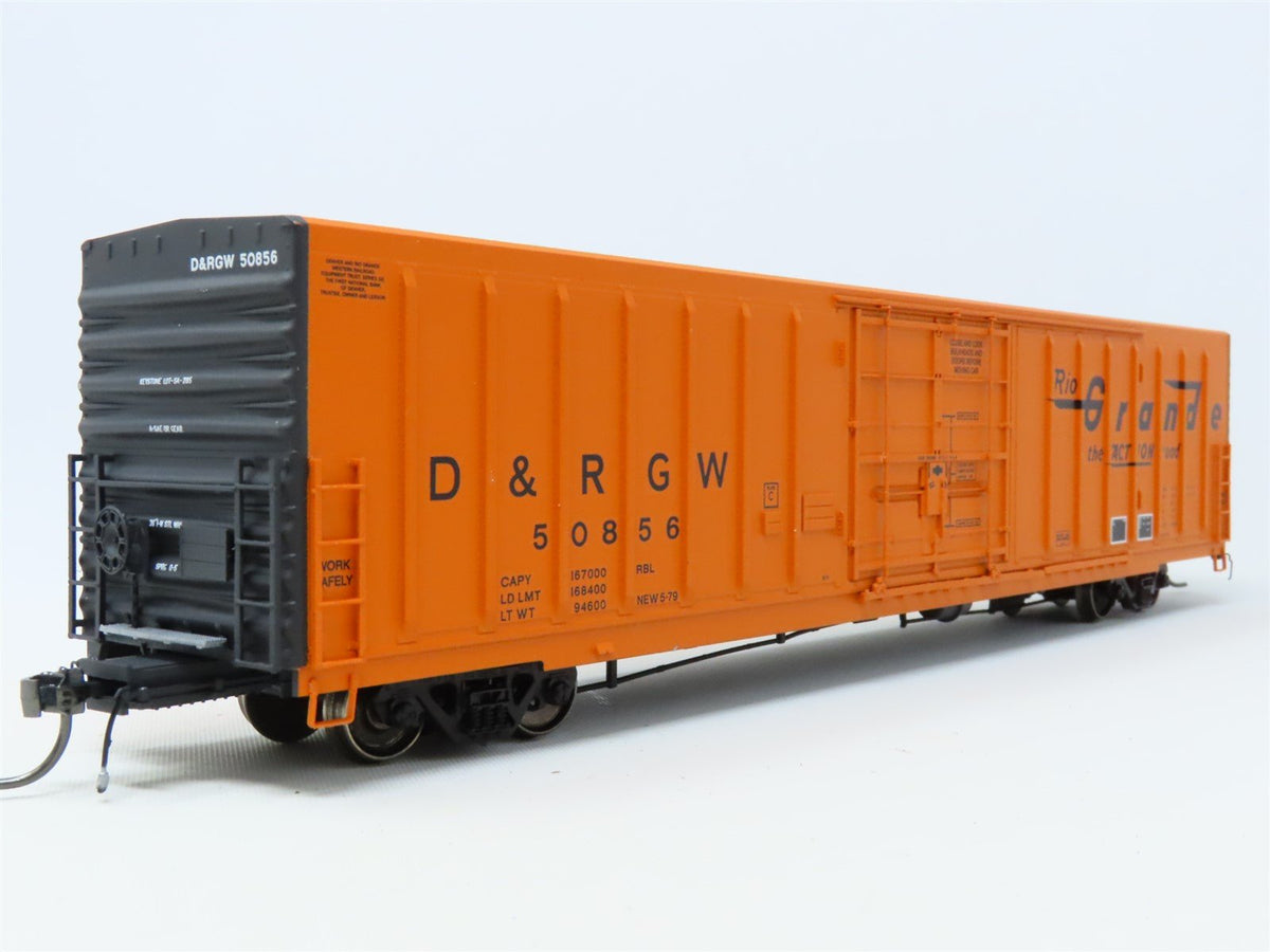 HO ExactRail Platinum EP-80512-4 D&amp;RGW Rio Grande 62&#39; Insulated Box Car #50856