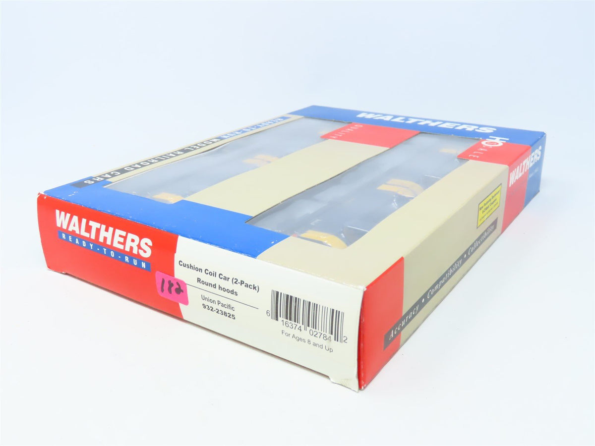 HO Scale Walthers 932-23825 UP Union Pacific Cushion Coil Car Set 2-Pack