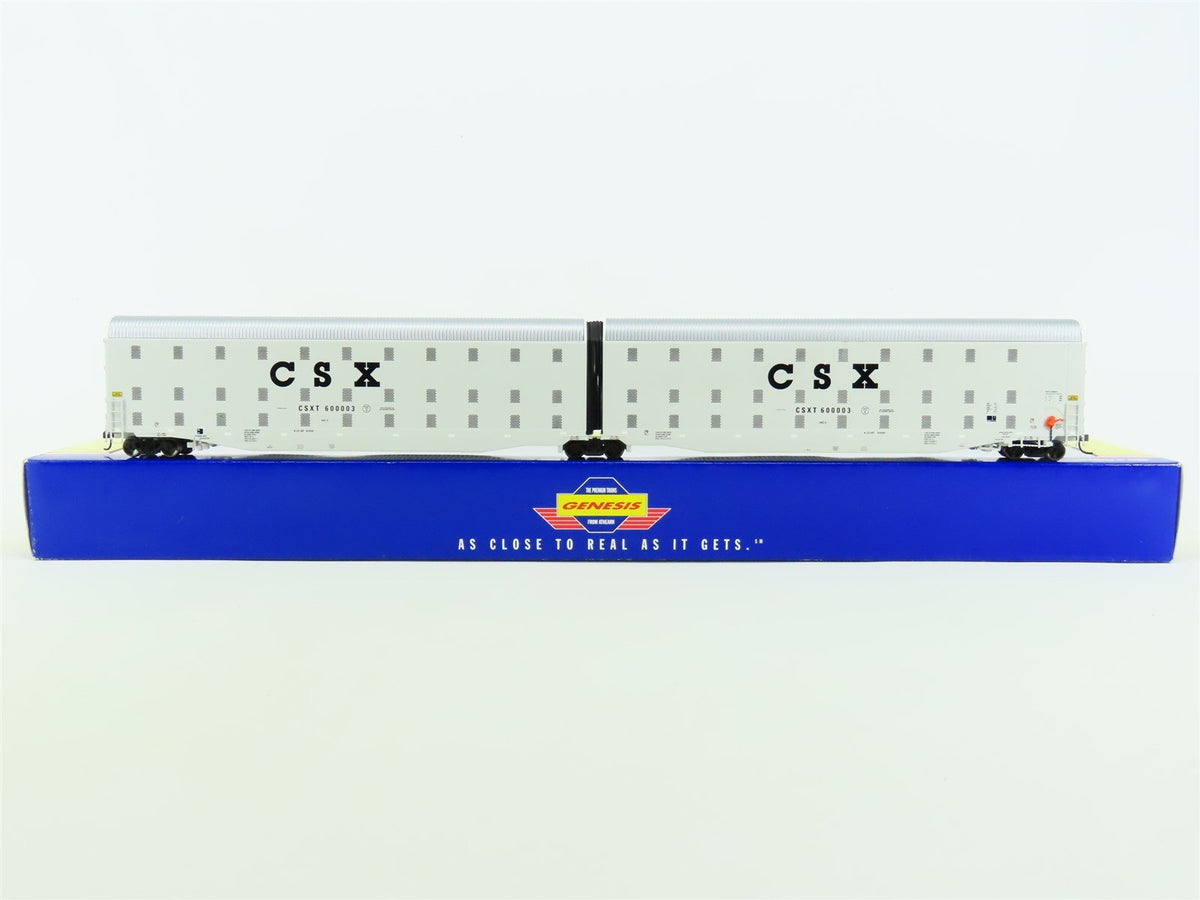 HO Scale Athearn Genesis #G4406 CSXT CSX Auto-Max Auto Carrier #600003