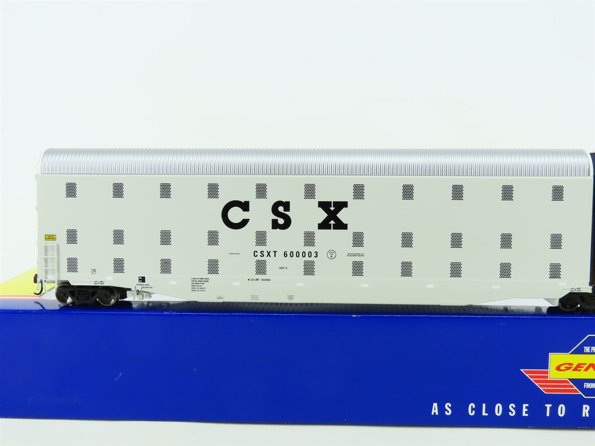 HO Scale Athearn Genesis #G4406 CSXT CSX Auto-Max Auto Carrier #600003